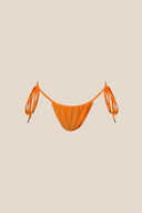 Ylona - Bas de maillot de bain à lacets orange